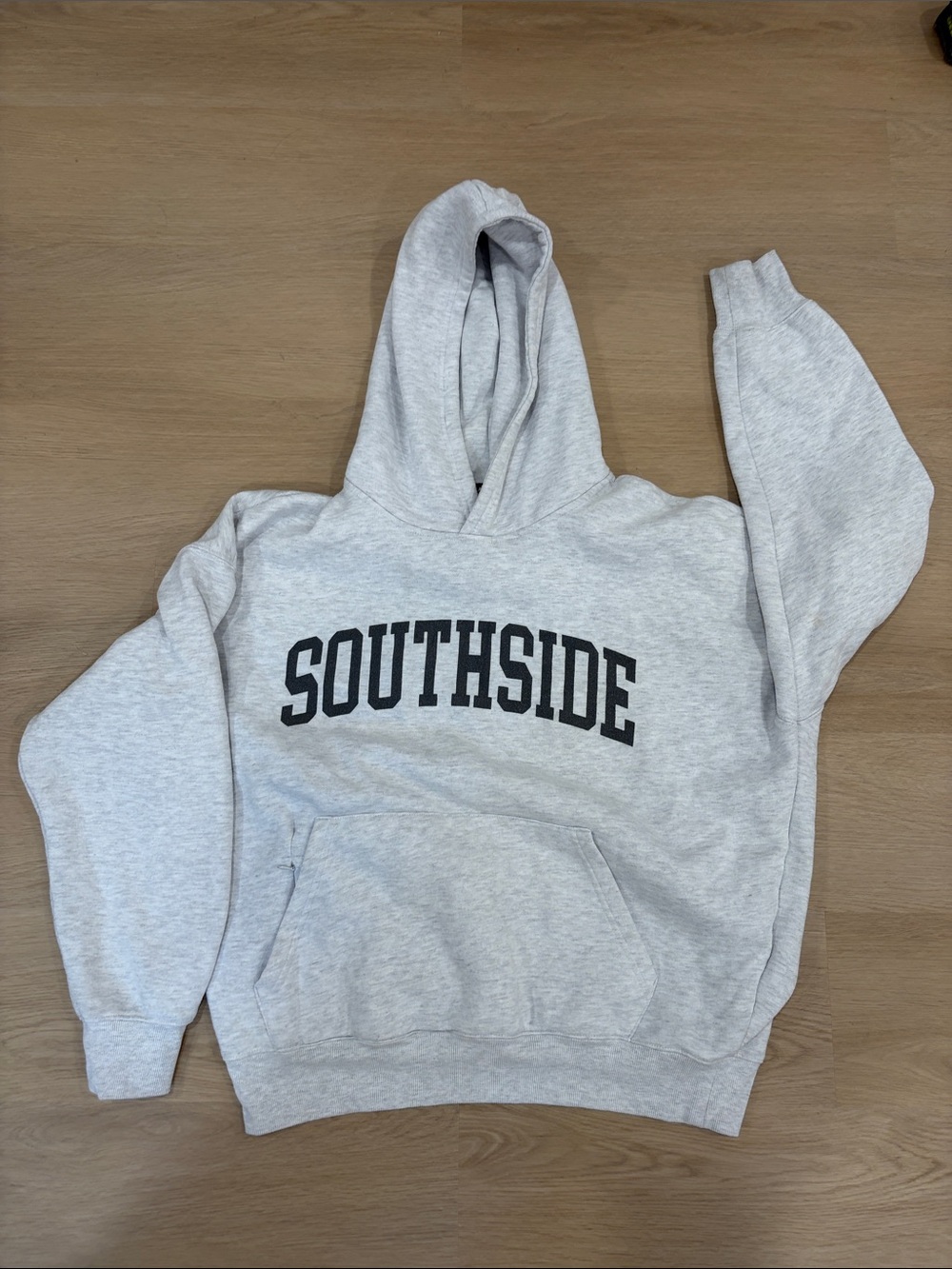 Ardene Light Gray "SOUTHSIDE" Pullover Hoodie